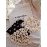 Knitted headpiece with pearls H101